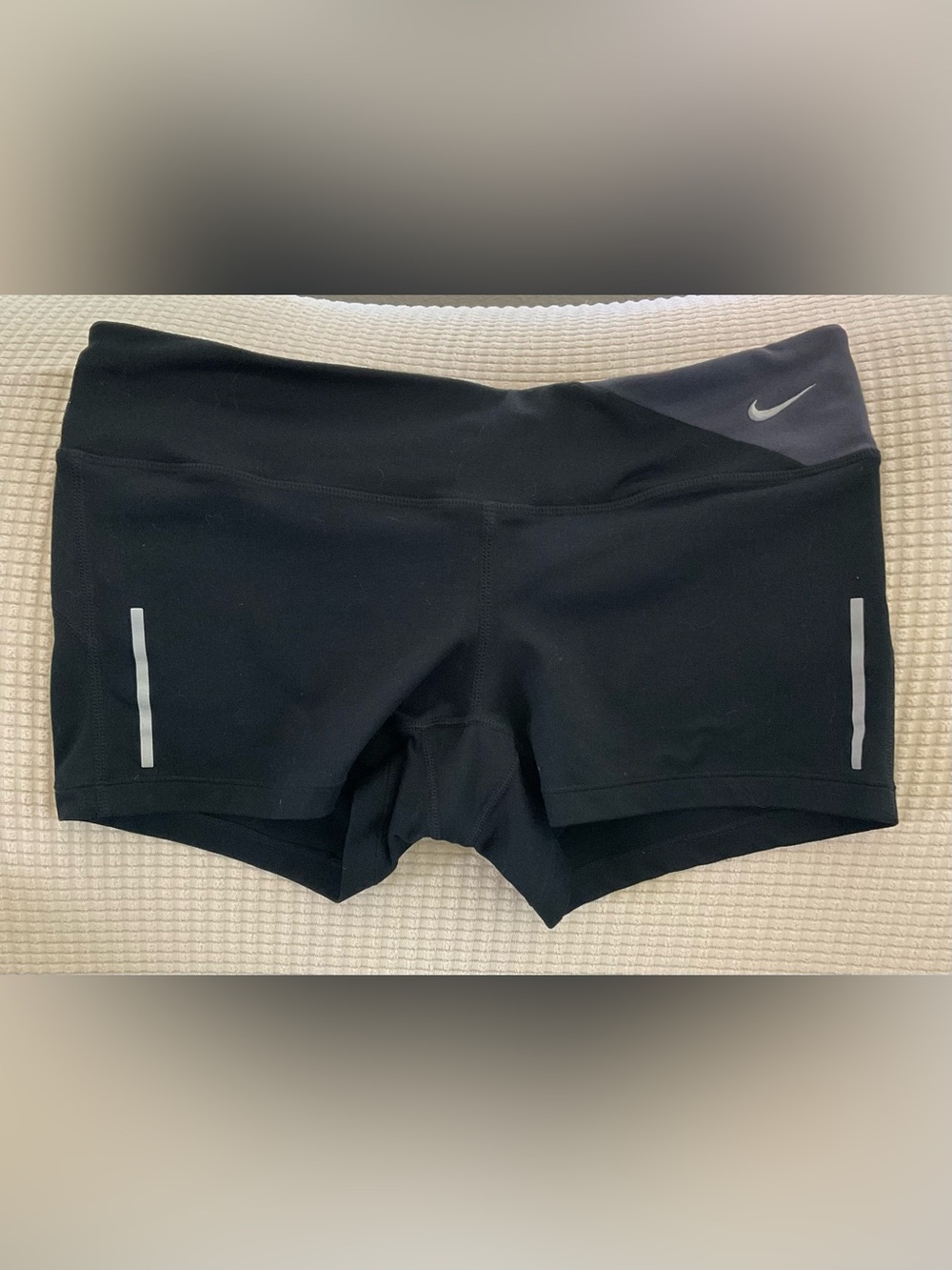 Nike Black Women’s Bike Shorts with Reflective Accents